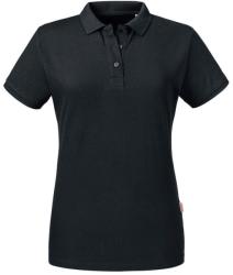 Russell Pure Organic Tricou Polo Anelis M Negru