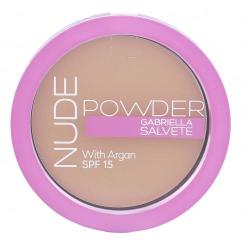 Gabriella Salvete Nude Powder SPF15 pudră 8 g pentru femei 04 Nude Beige