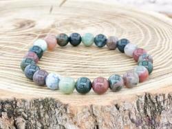 R. M. ékszer Achát ásvány karkötő (2369-RM-17)