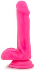 Blush Novelties Neo 6 Inch Dual Density Cock with Balls Pink