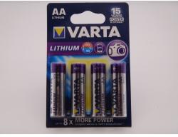 VARTA Lithium LR6 AA baterii litiu 1, 5V blister 4 FR14505