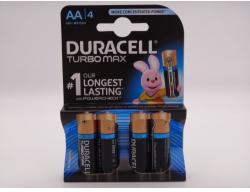Duracell turbo max baterii alcaline Duralock LR6 AA 1, 5V MX1500 blister 4 Baterii de unica folosinta