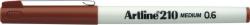 Artline Liner ARTLINE 210, varf fetru 0.6mm - maro (EK-210-BR) - officeclass