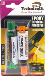 Technicqll Kétkomponensű extra erős epoxy ragasztó 2x20 ml Technicqll E-198