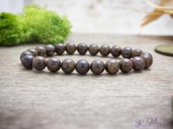 R. M. ékszer Helyes ösvény bronzit ásvány karkötő (13329-RM-17)