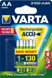 VARTA Set acumulatori R6 AA 2100mAh Ready2Use 2buc/blister Varta (VARTA-56706/2B) - sogest Baterie reincarcabila