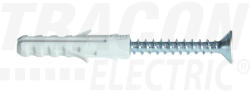 Tracon Electric Tracon T10CS-PA Normál tipli+csavar, szürke M10×50mm, PA6.6 (T10CS-PA)