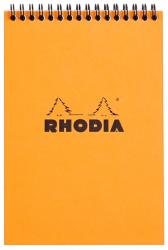 Blocnotes A5 Spiral Pad Rhodia Classic Orange