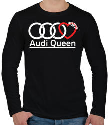 printfashion Audi Királynő - Férfi hosszú ujjú póló - Fekete (2197932)
