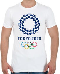 printfashion Tokyo Olimpic 2020 - Férfi póló - Fehér (2174994)