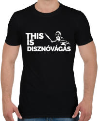 printfashion This is disznóvágás - Férfi póló - Fekete (2151327)
