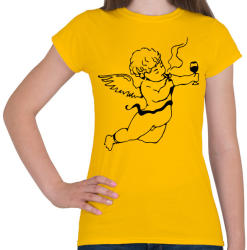 printfashion Real Cupido - Női póló - Sárga (2186507)