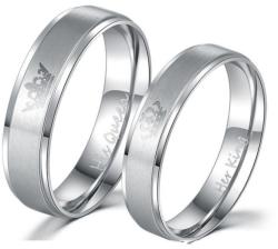 Ékszerkirály Férfi karikagyűrű, nemesacél, ezüstszínű, 9-es méret (32827876813_8)