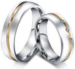 Ékszerkirály Férfi karikagyűrű, nemesacél, ezüstszínű, 11-es méret (32503386789_3)