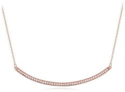 Ékszerkirály Íves medálos nyaklánc, Rosegold, rózsaarany (1-1320_1)