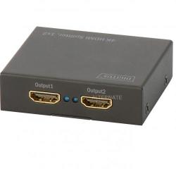 ASSMANN Splitter KVM Digitus DS-46304, 2x HDMI, Black (DS-46304) - flax