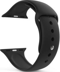4wrist Curea de silicon pentru Apple Watch - Black 42/44/45 mm