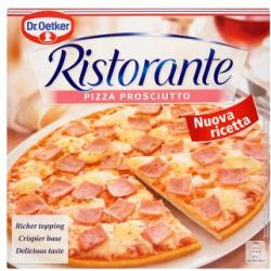 Dr. Oetker Ristorante Pizza Prosciutto gyorsfagyasztott sonkás-sajtos pizza 330g