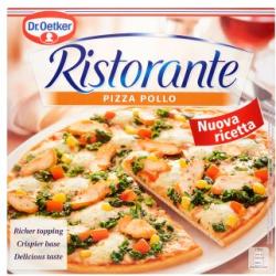 Dr. Oetker Ristorante Pizza Pollo paradicsomos sajtos és csirkemelles 355g