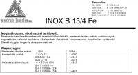  Elektróda INOX B 13/4 Fe 4.00 mm 5.4 kg (12816) (12816)