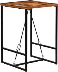 vidaXL Masă de bar, 70 x 70 x 106 cm, lemn masiv reciclat (246288)