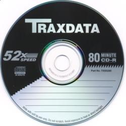 Traxdata CD-R 700MB, 52X, 80 min TRAXDATA (TRX00302)