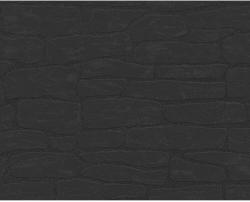AA Design Tapet negru piatra vlies (139511)