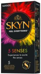 Manix Skyn - 5 Senses latexmentes óvszer válogatás 5 db