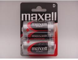 Maxell R20 D baterii zinc carbon 1.5V MN1300 blister 2 Baterii de unica folosinta