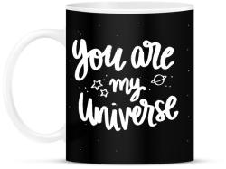 printfashion You are my Universe - Bögre - Fekete (2217780)