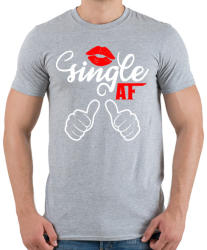 printfashion Single AF - Férfi póló - Sport szürke (2218383)