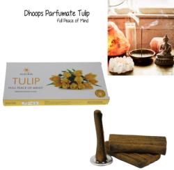  Dhoops Parfumate Alaukik Tulip cu Suport - 50 g - Elixirul Iubirii Perfecte - 1 Set
