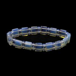  Bratara Opalit Diametru 58 mm, Margea Dreptunghi Fatetat 8 x 10 mm si Rotunda 4 mm