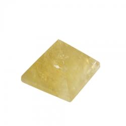 Piramida Calcit Galben Mineral Natural - 52-55 x 53-55 x 30-34 mm - 1 Buc