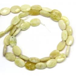  Opal Galben Margele Pietre Semipretioase Oval Fatetat- 18 x 13 mm
