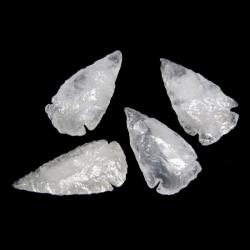  Cabochon Cuart Alb 50-53 x 24-27 x 11-12 mm - 1 Buc