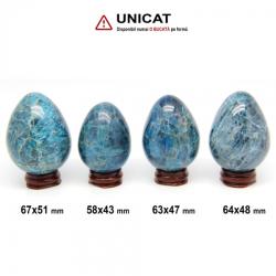  Ou Apatit Albastru Mineral Natural - 58- 67 x 43-51 mm - 1 Buc