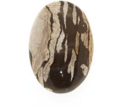  Cabochon Jasp (Brown Zebra) maro oval 41 x 0.8 mm