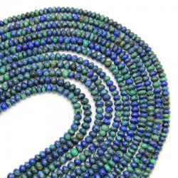  Azurit cu Malachit Margele Pietre Semipretioase Disc 6 x 4 mm