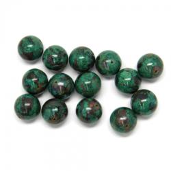  Cuprite cu Crisocolla Margele Pietre Semipretioase Rotunde - 20 x 20 mm - 1 Buc