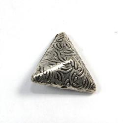  Margele din metal placat triunghi 20 x 12 mm - 3 Buc