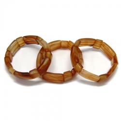  Bratara Carneol Diametru 58 mm, Dreptunghi - 23-29 x 14-17 mm