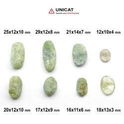  Cabochon Acvamarin Druzy 12-29 x 10-14 x 3-10 mm - Unicat