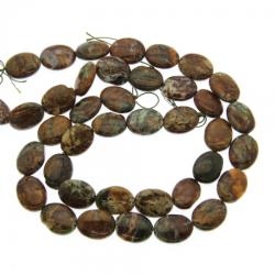 Margele Bijuterii Opal Verde African Oval 20x15 mm