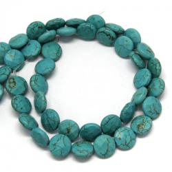 Magnezit Colorat Disc Fatetat 14x6 mm - Margele Pietre Semipretioase