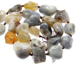  Margele Bijuterii Agata de Botswana Nugget 23x20 mm