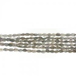  Margele Bijuterii Labradorit Oval Fatetat 5-8 x 5-6 mm