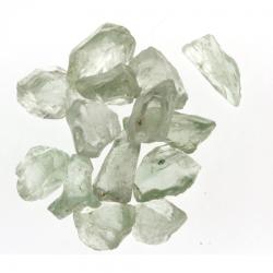 Cristal natural Ametist Verde Praseolit brut Aprox. 16 x 12 mm ( S )