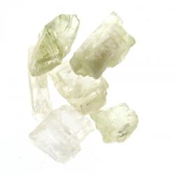 Cristal Natural Kunzit Verde - Hiddenit Brut Aprox. 20-28 x 8-13 mm ( S )