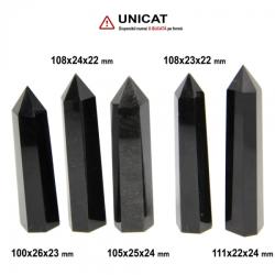 Obelisc Obsidian Negru 1 Varf - 105-111 x 22-26 x 22-24 mm ( XXL) - 1 Buc